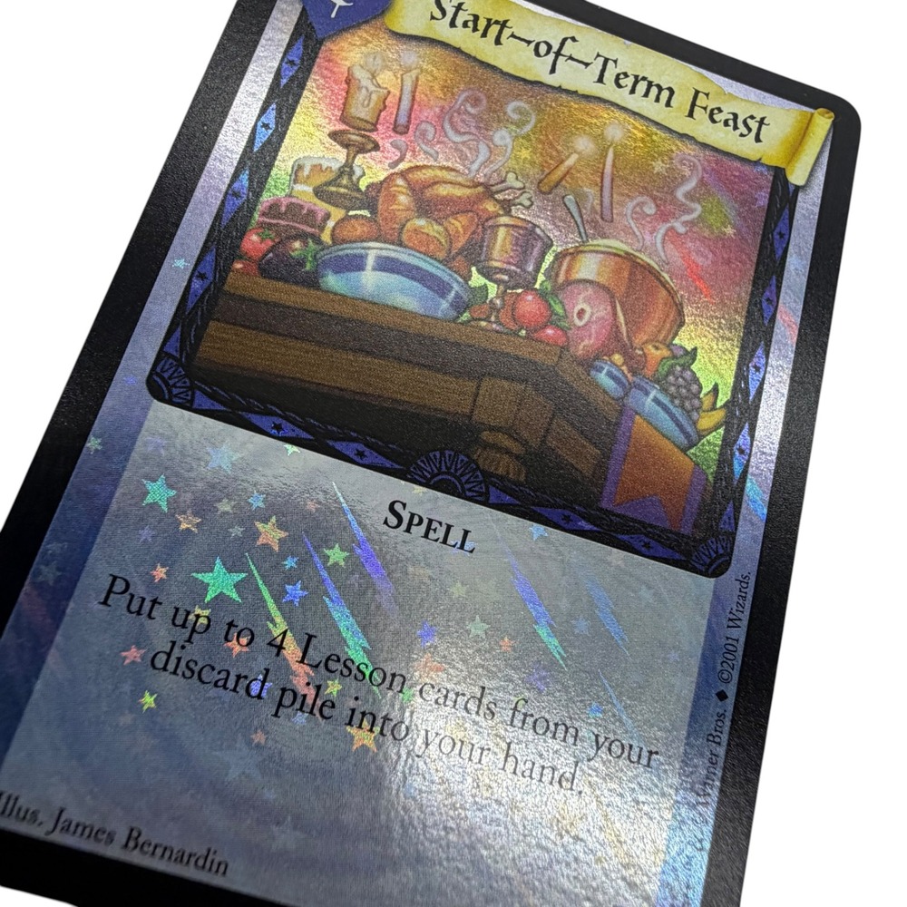 Harry Potter TCG Start-of-Term Feast 27/80 Quidditch Cup Holofoil Rare 2001 TCG